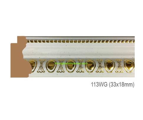 Thanh khung, phào (nẹp) làm khung tranh, khung hình mã 113WG